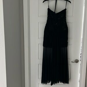 Jovani Elegant Black Strapless Dress